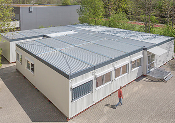 18m²-Bürocontainer mit Fenstern und Dämmung nach EneV - 20OPPG 0619