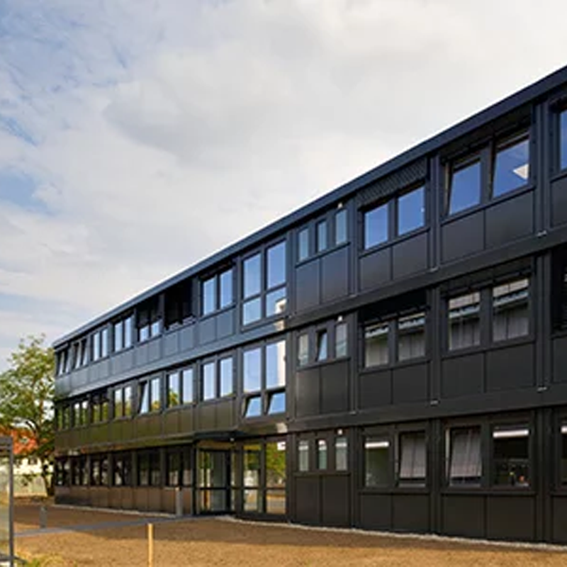 Container für Bürogebäude